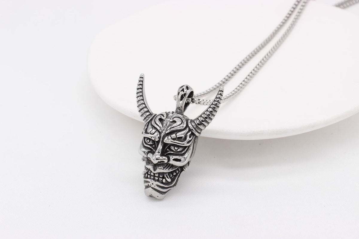 Longhorn Monster Titanium Steel Pendant Necklace