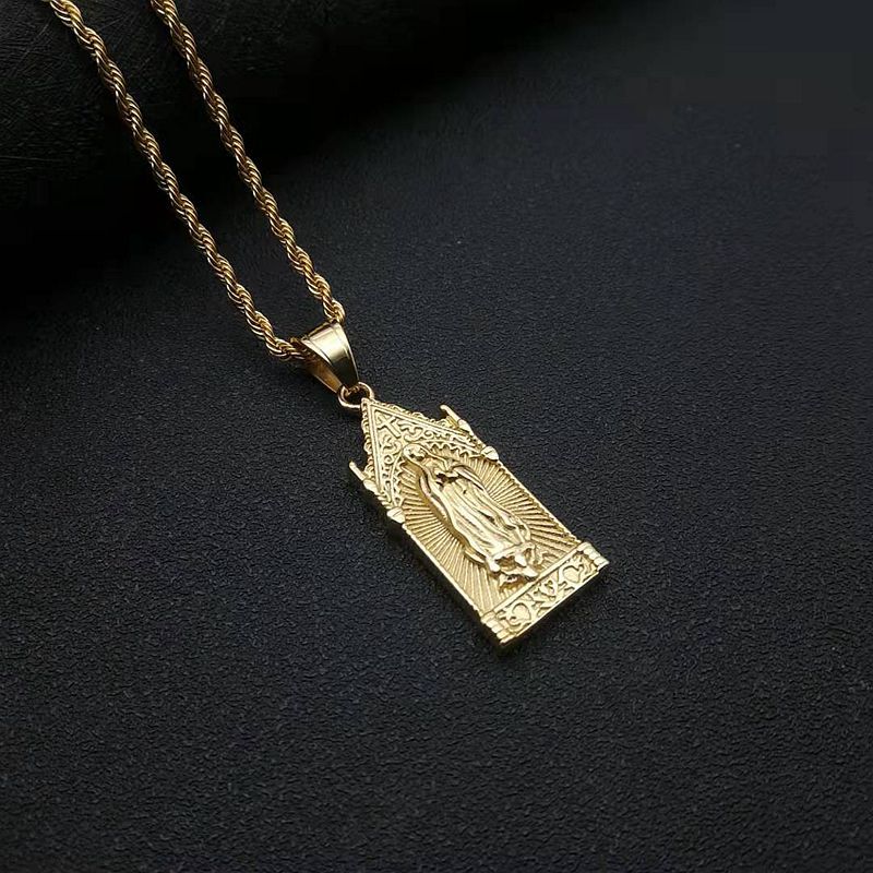 Steel Necklace – Elegant Maria Pendant Necklace
