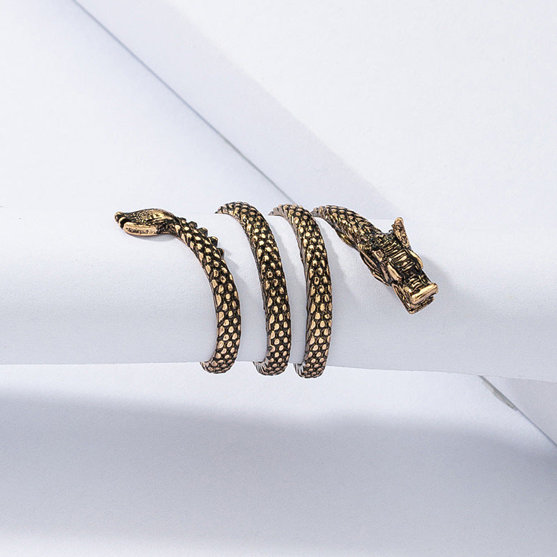 Antique Loong Ring - Exquisite Handcrafted European Jewelry