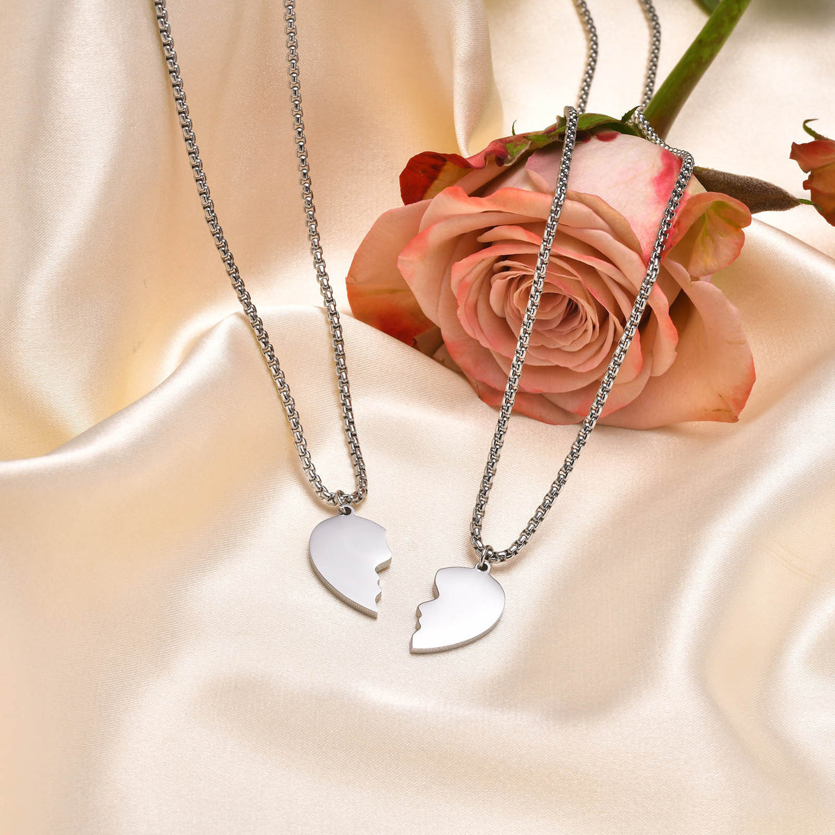 Heart Stainless Steel Necklace Unisex