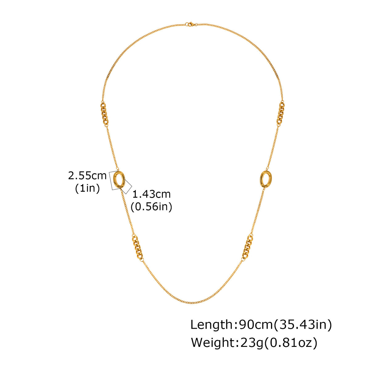 Stainless Steel Women's Style Imitation Pearl Heart Shape Stackable Necklace Gold