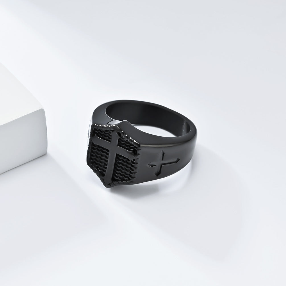 Steel Ring – Vintage Men's Daily Wear