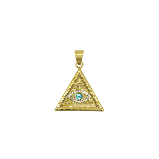 Planderful Eye Of Horus Pendant Titanium Steel Necklace For Unisex Protection Jewelry Everyday Statement