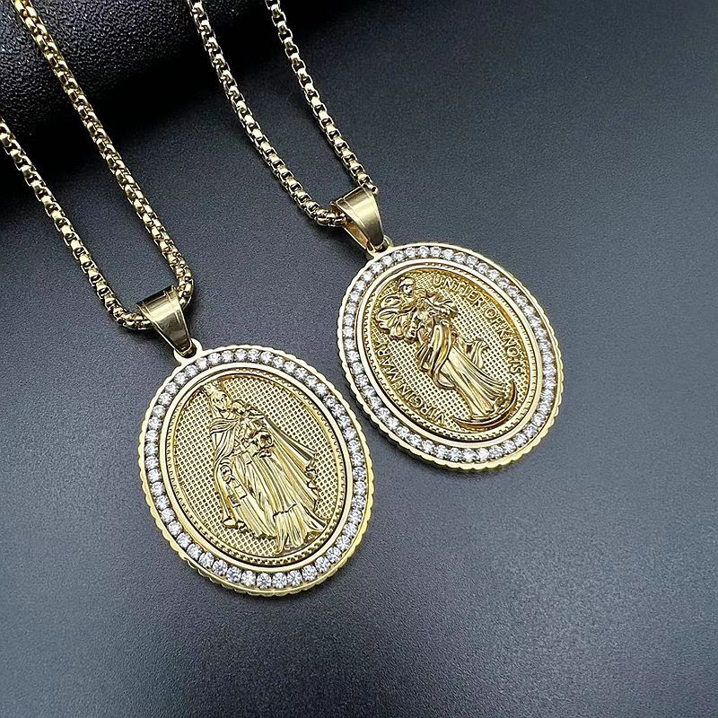 Zircon Necklace – Statement Virgin Pendant