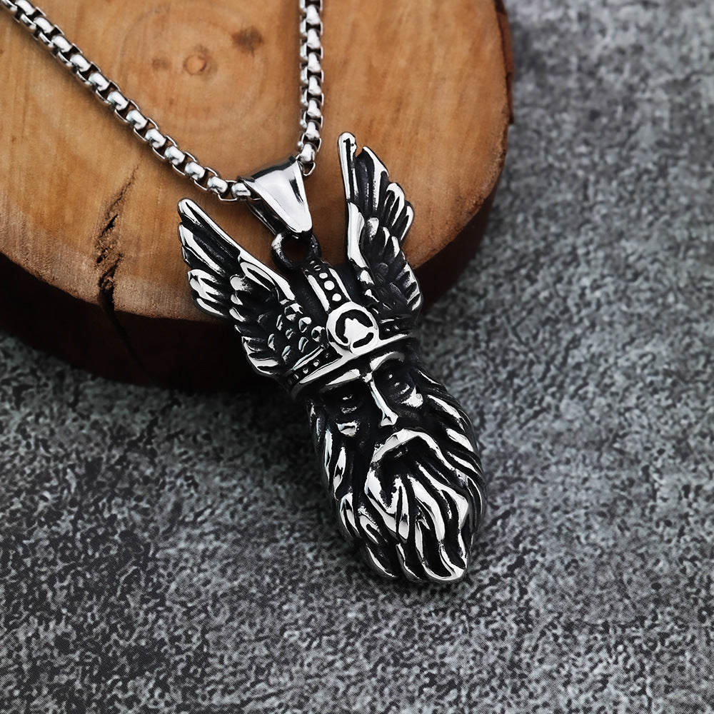 Cross-Border Nordic Viking Culture Odin Pendant Men's Accessories