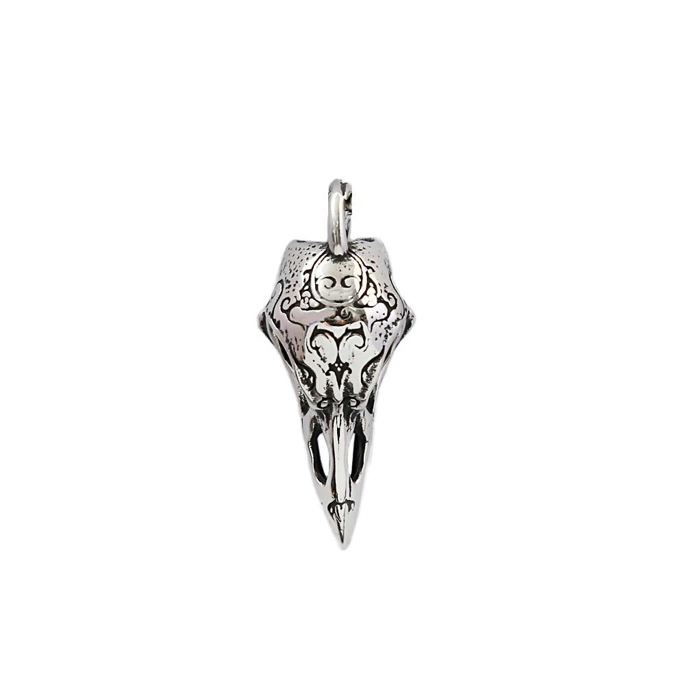 Vintage Skull Viking Stainless Steel Men's Pendant Necklace