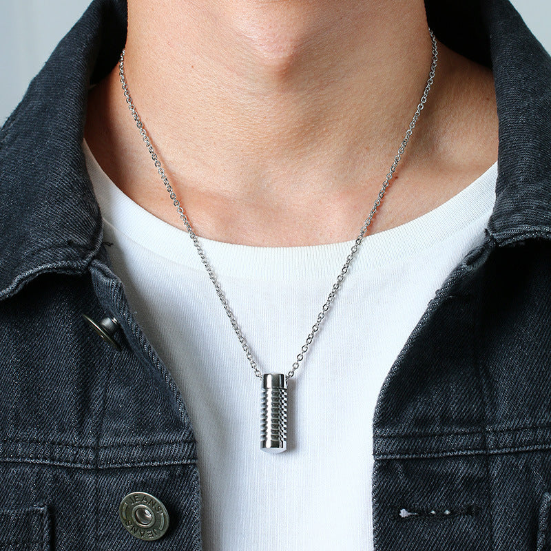 Stainless Steel Threaded Pet Urn Pendant Openable Wholesale