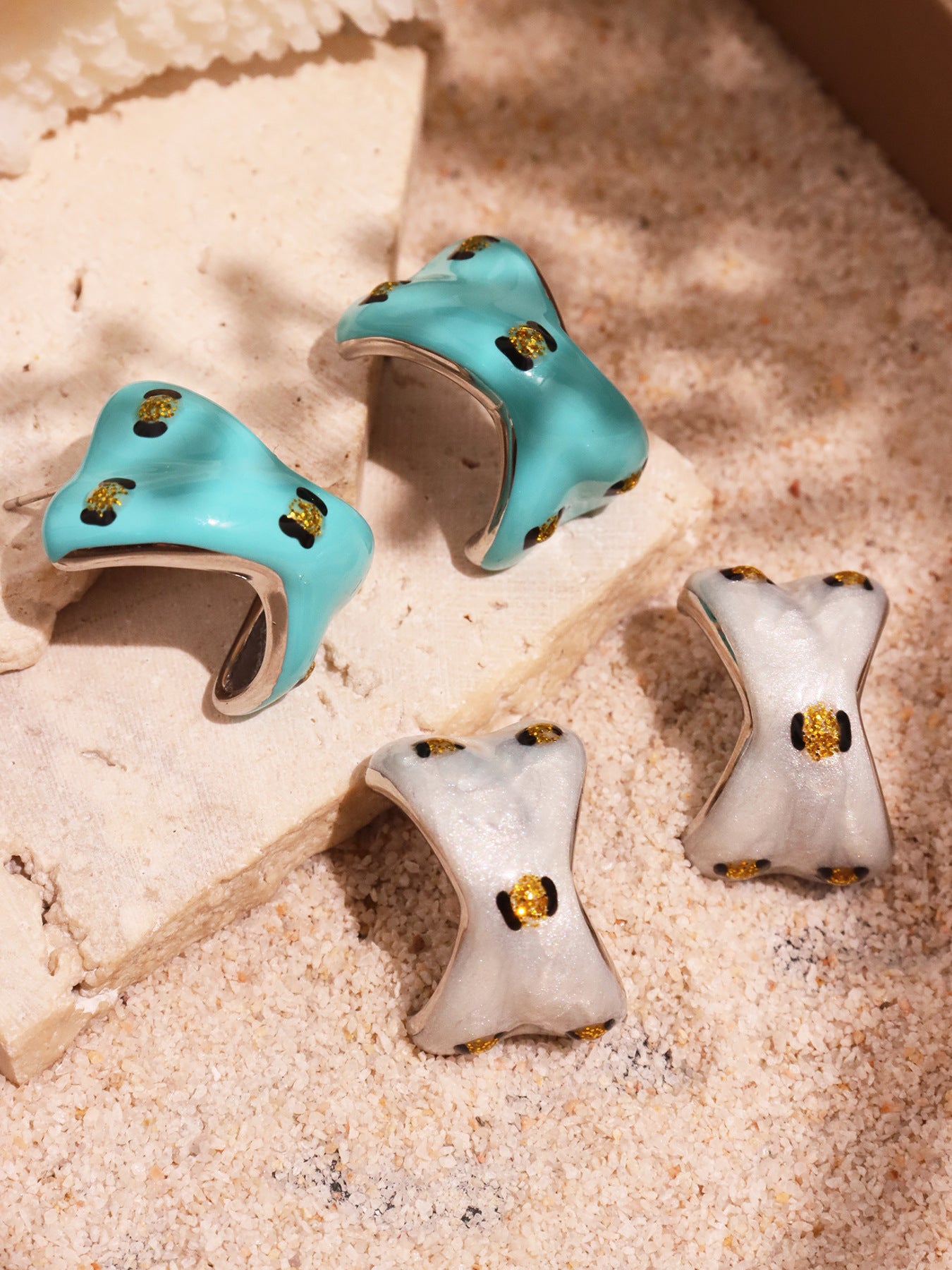 Planderful Stainless Steel Stud Earrings Fadeproof For Women