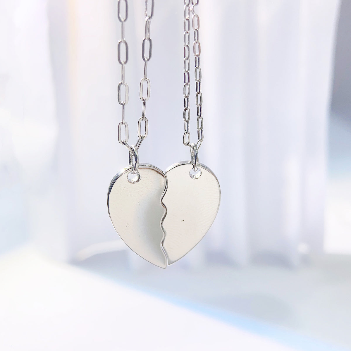 Heart Love 925 Sterling Silver Pendant Necklace