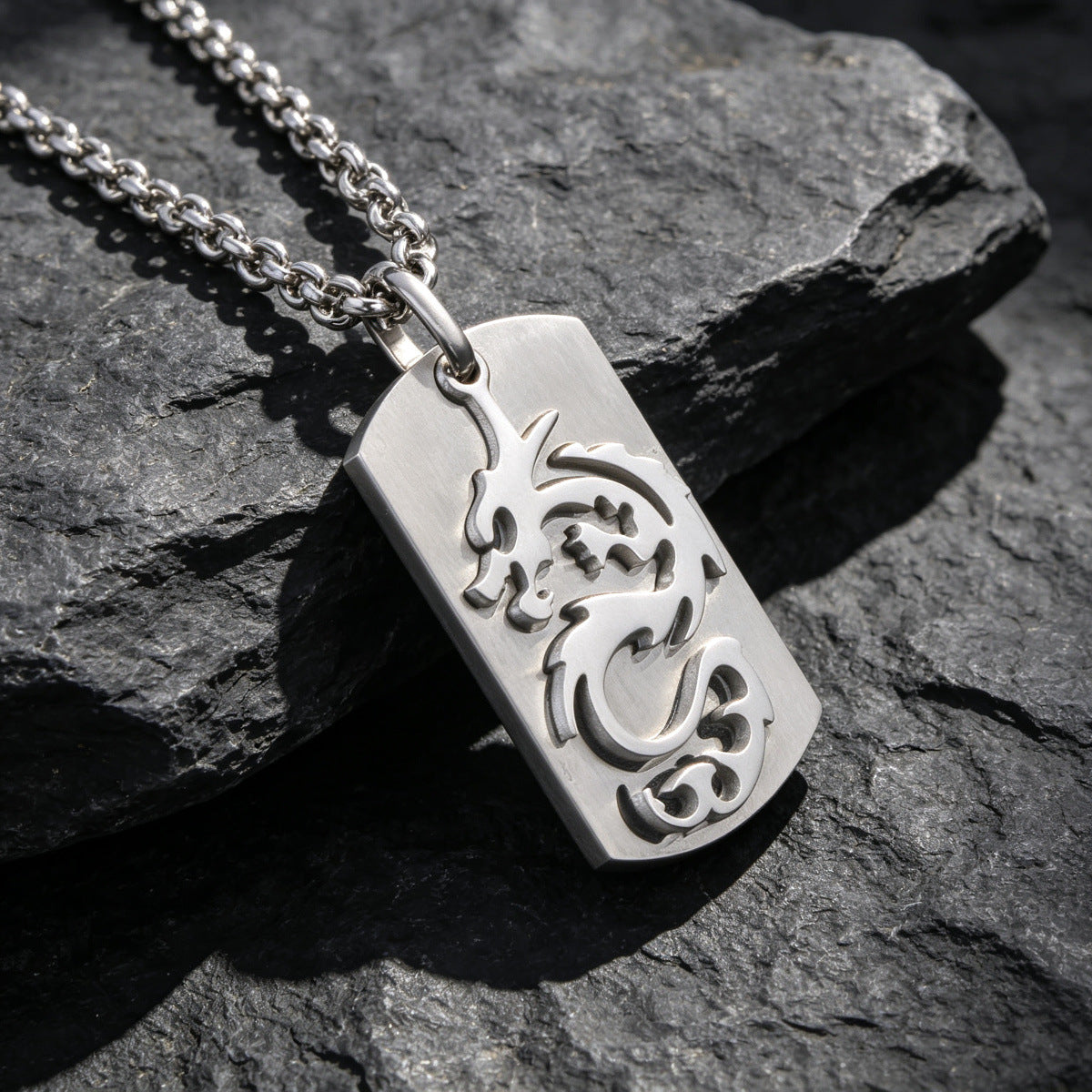 Europe – America – Titanium Steel Non-Fading Pendant Necklace