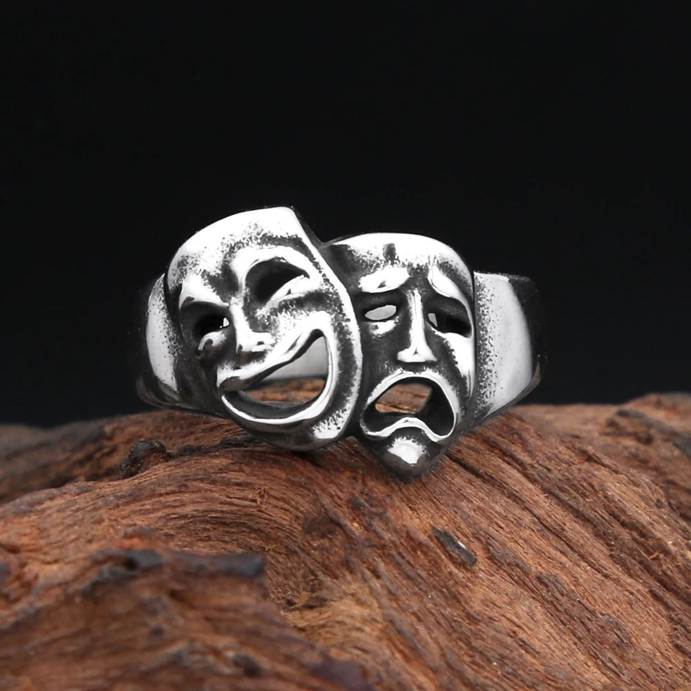Punk Mask Men's Ring
