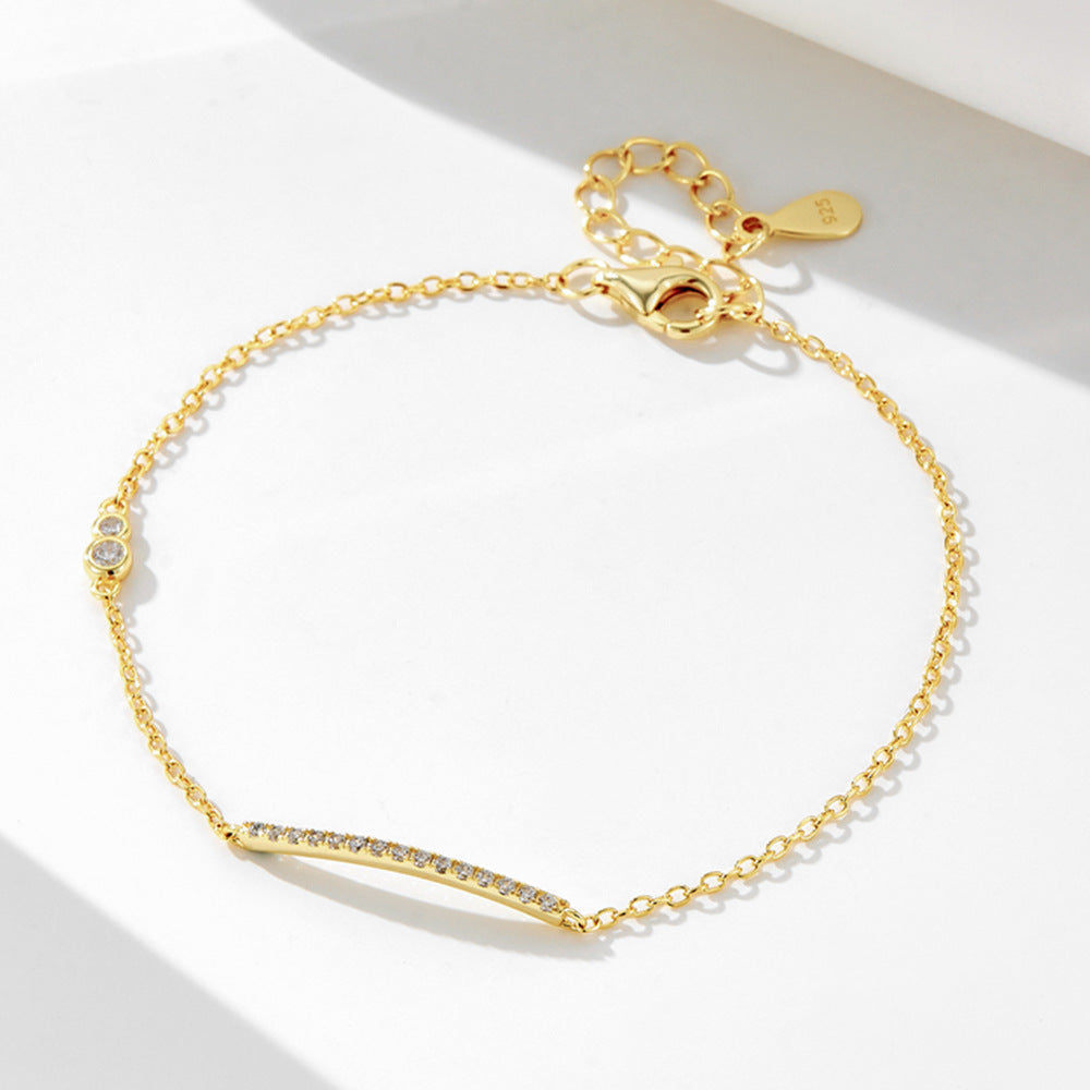 S925 Sterling Silver Bracelet Chain And Silver