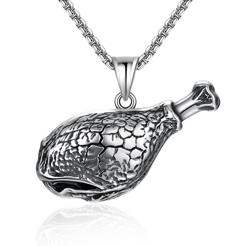 Punk Simulation Stainless Steel Men's Pendant Necklace