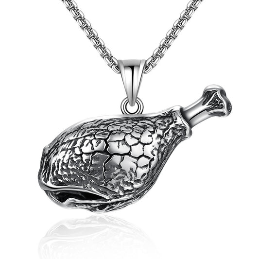 Punk Simulation Stainless Steel Men's Pendant Necklace