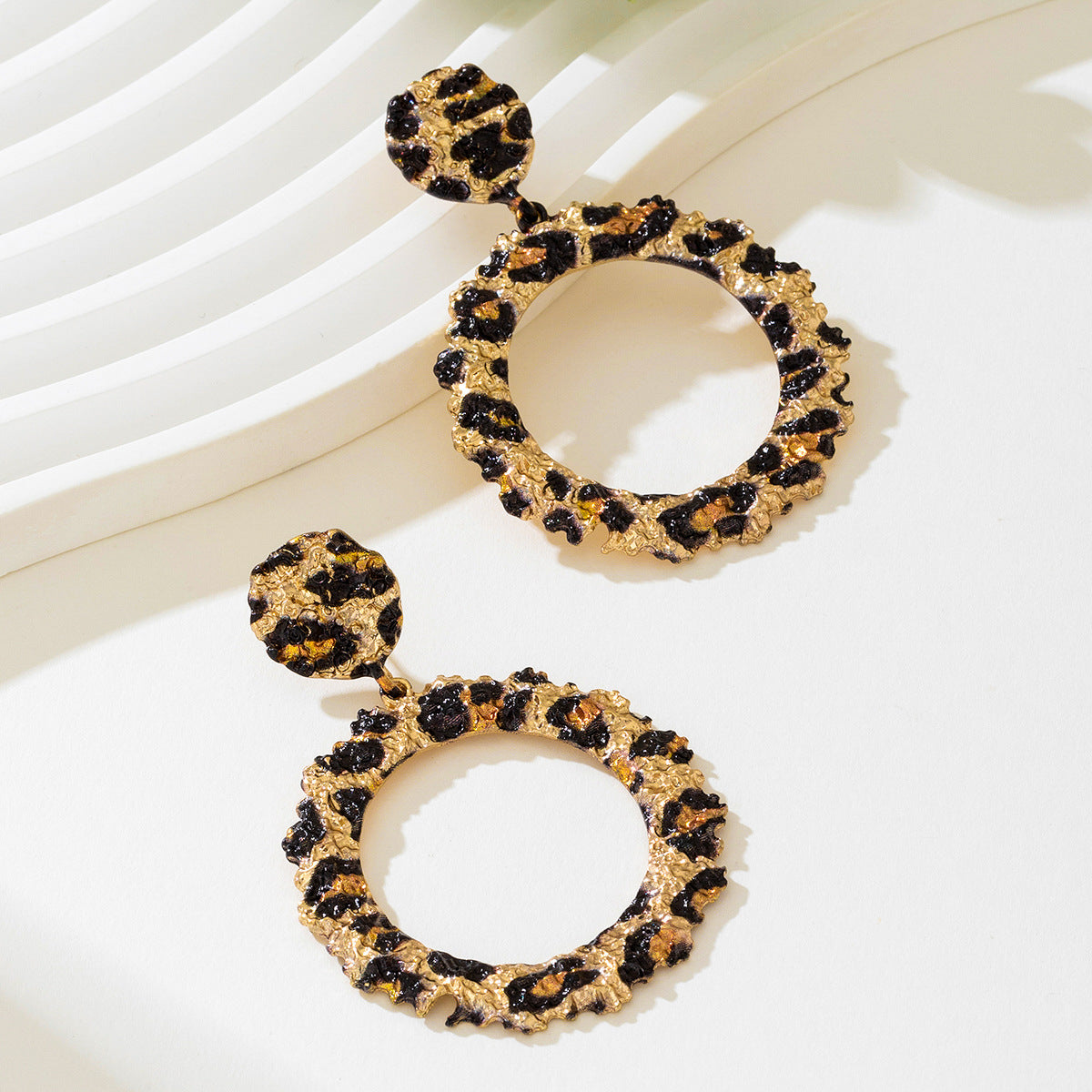 Planderful Vienna Verve Earrings – Exaggerated Metal Geometric Design