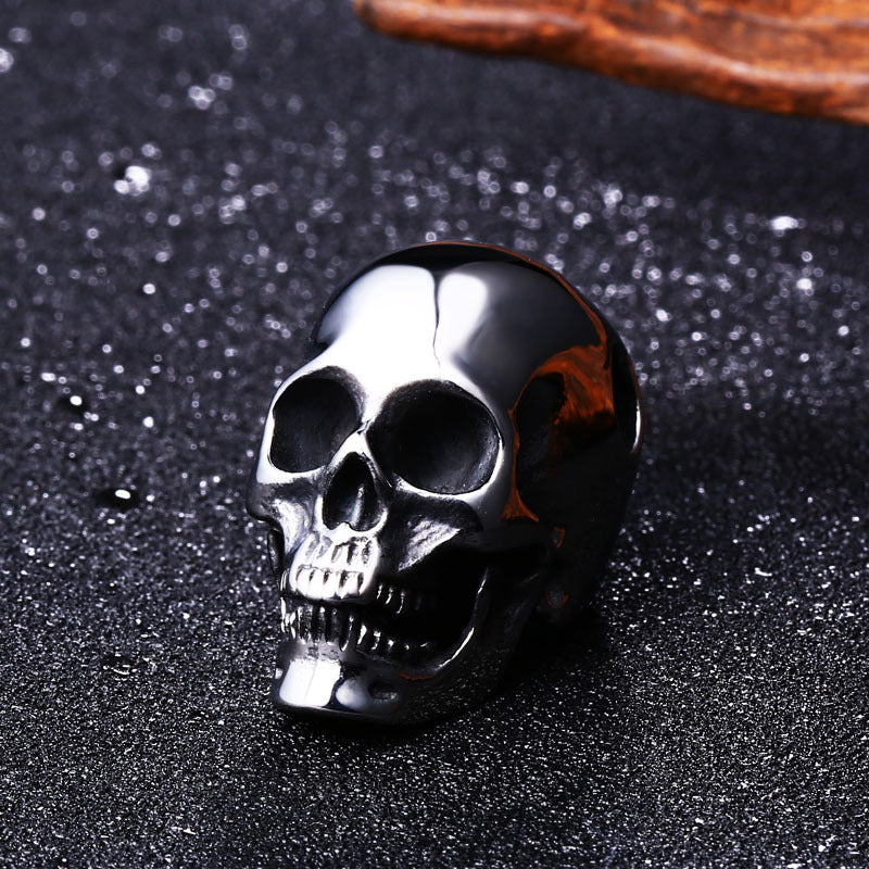 Punk Skull Titanium Steel Pendant for Men - Retro Wholesale Jewelry