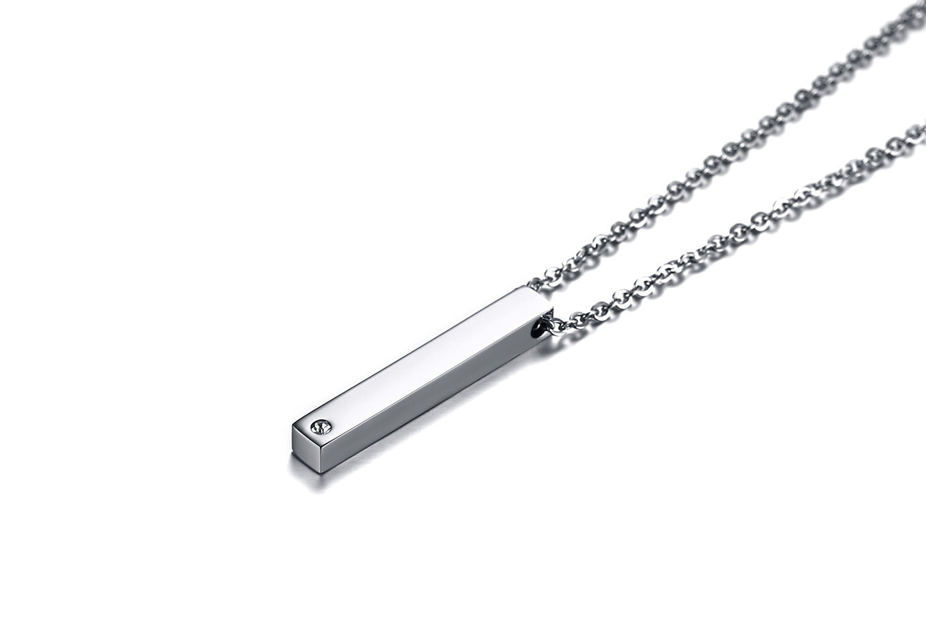 Cross-Border Jewelry Wholesale Simple Stainless Steel Pendant