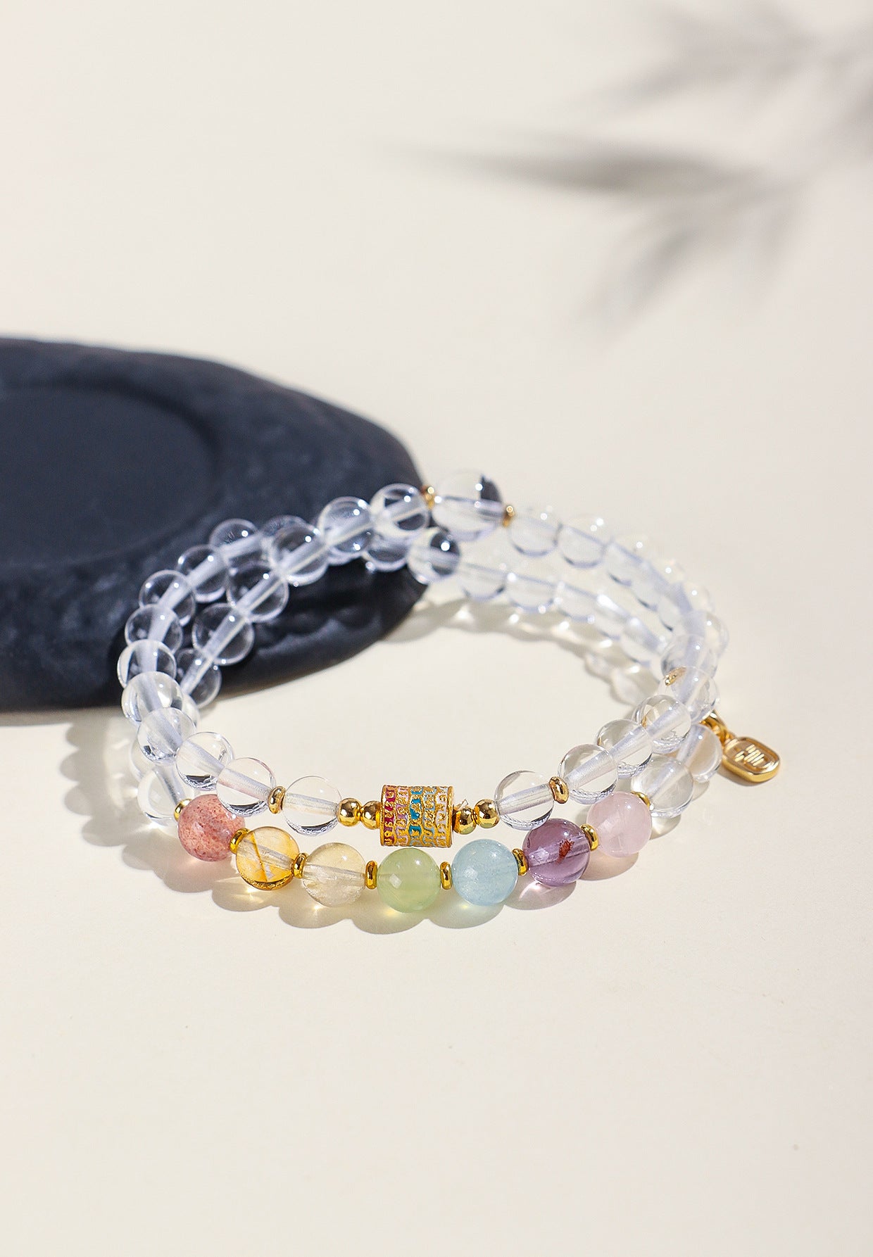 Planderful Fortune's Favor Bracelet – Colorful Amethyst and Crystal Design