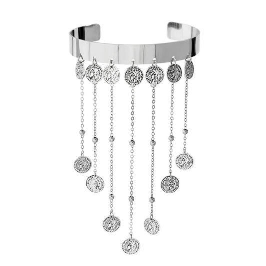 Fringed Arm Chain Bracelet By Planderful Vienna Verve For Women Bohemian Statement Jewelry