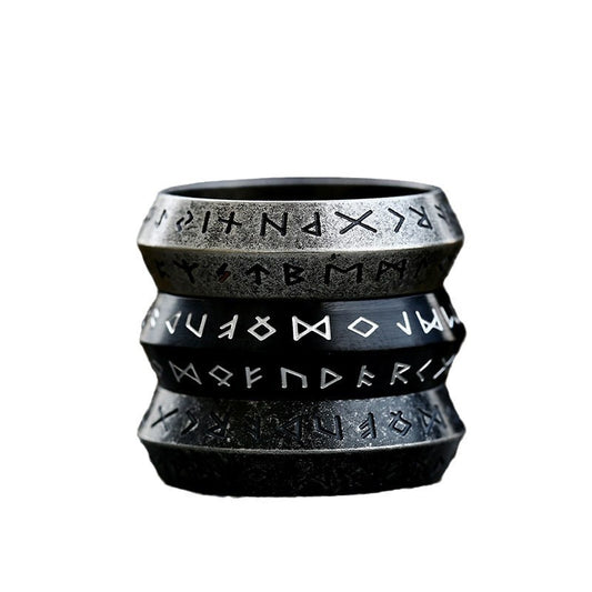 Timeless Titanium Steel Rings for Unisex Fashion - Japanese & Korean Retro Styles