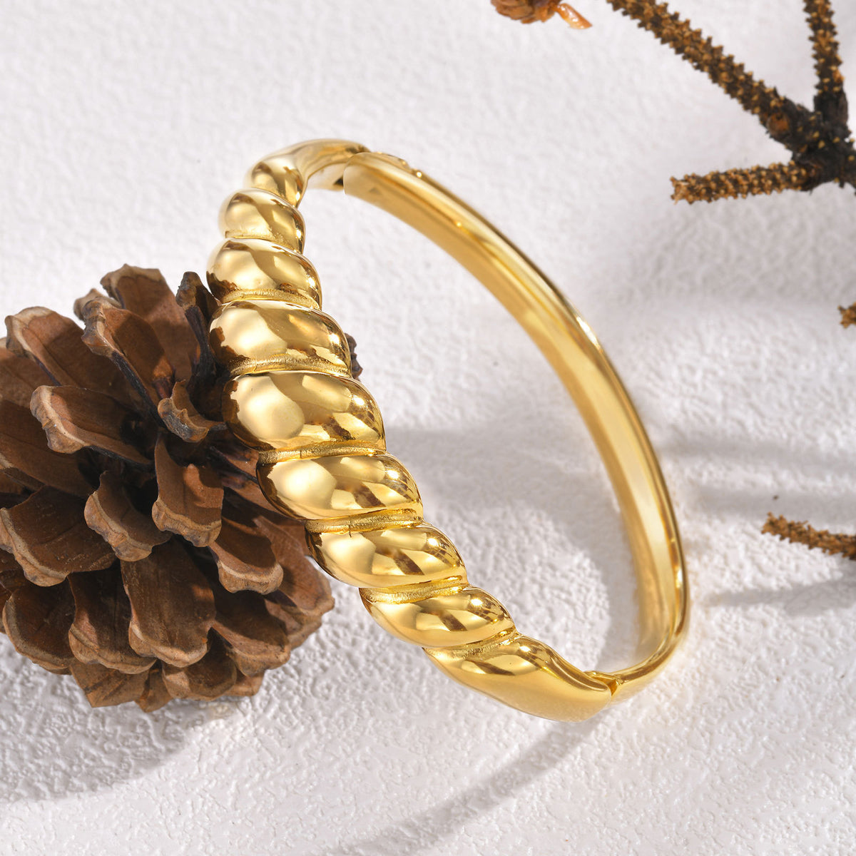 Braided Stainless Steel Bracelet for Women