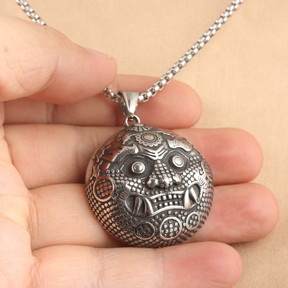 European And American Stainless Steel Unicorn Beast Pendant