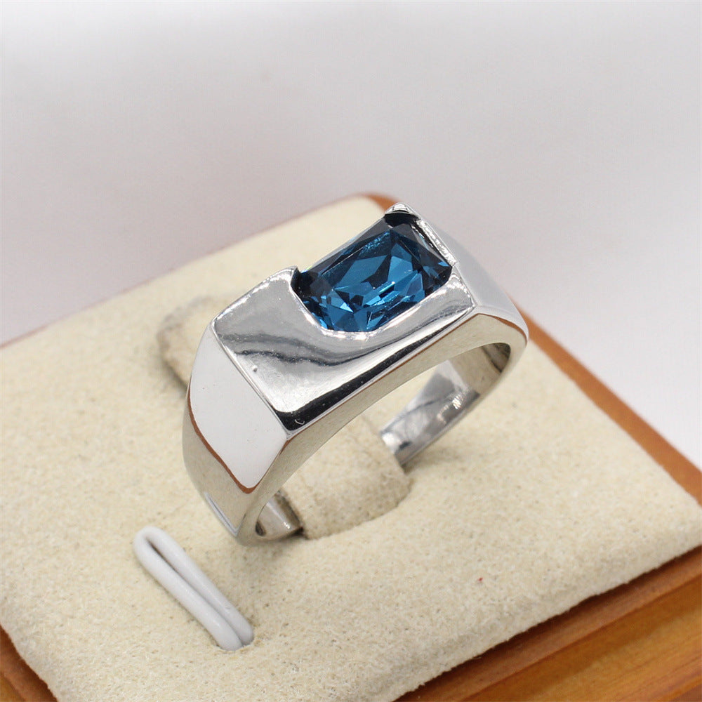 Niche High-End Titanium Steel Zircon Ring for Women - INS Style 2024 Collection