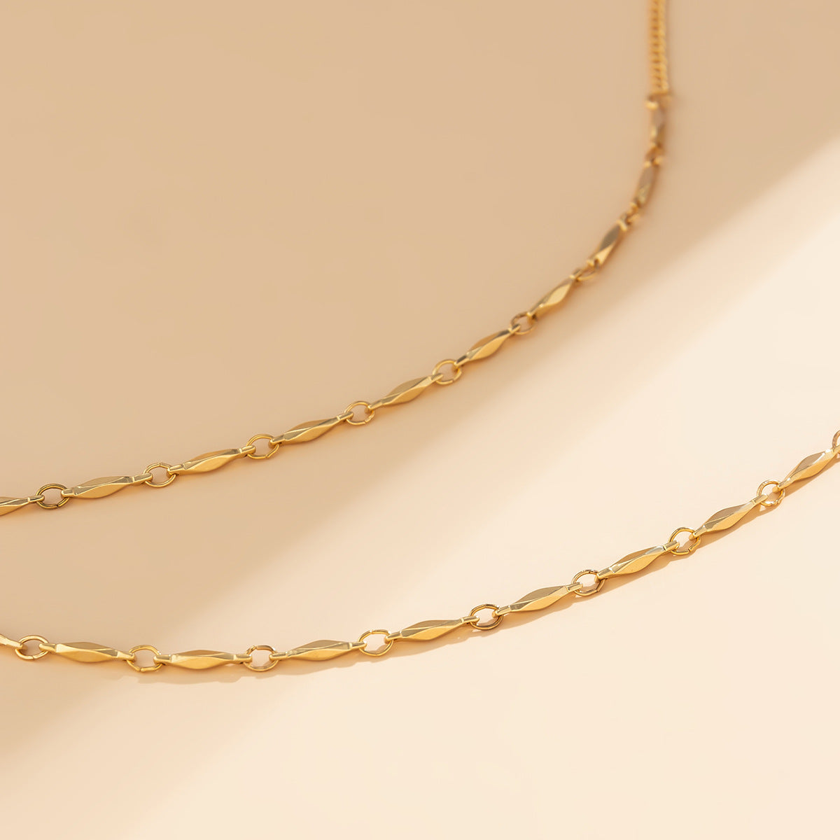 Creative Geometric Metal Bead Body Chain - Vienna Verve Collection