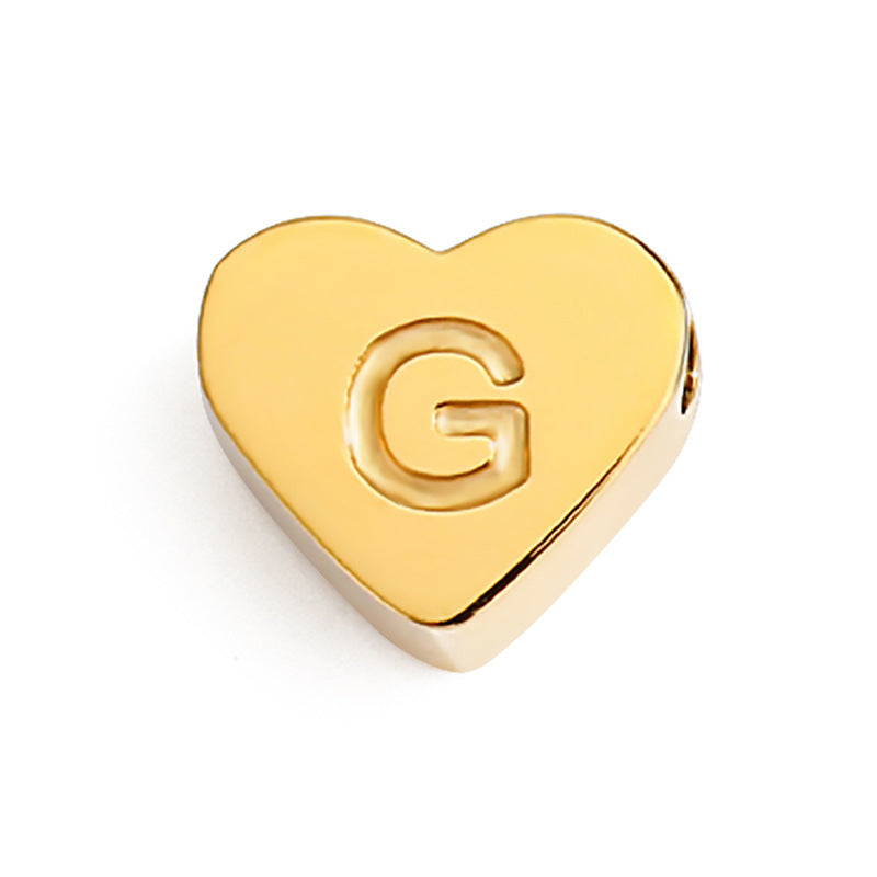 Planderful Jewelry Custom Name Necklace Stainless Steel 3D Love Design For Collarbone Chain