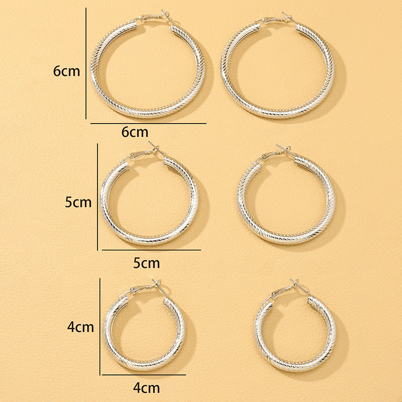 Trendy Metal Base Earrings Set - Planderful Vienna Verve Collection