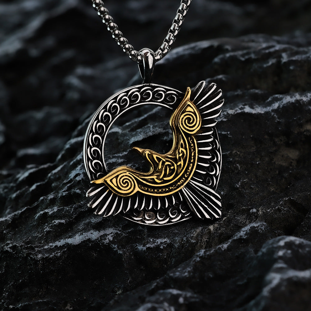 European and American Jewelry Wholesale Titanium Steel Pendant Necklace for Men