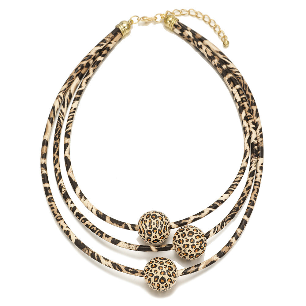 Planderful Savanna Rhythms Necklace – Fashionable Retro Multi-Layer Design
