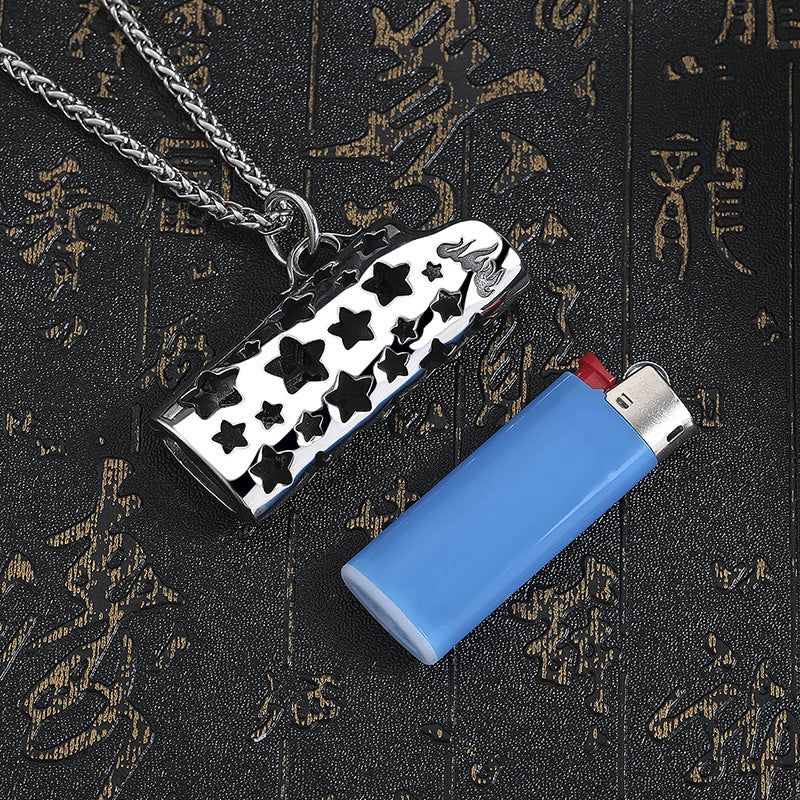 Steel Necklace – Statement Lighter Case