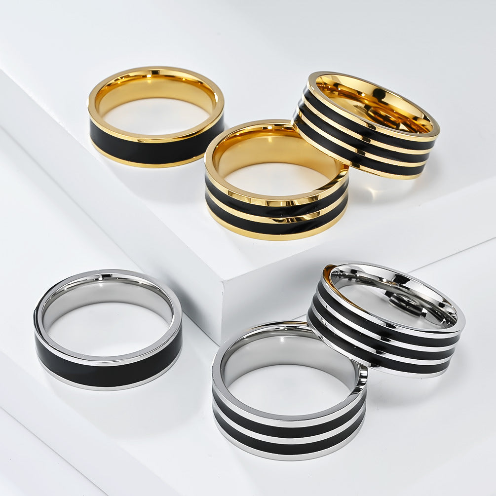 Steel Ring Elegant Unisex Everyday Genie Inspired Jewelry For Men And Women Planderful
