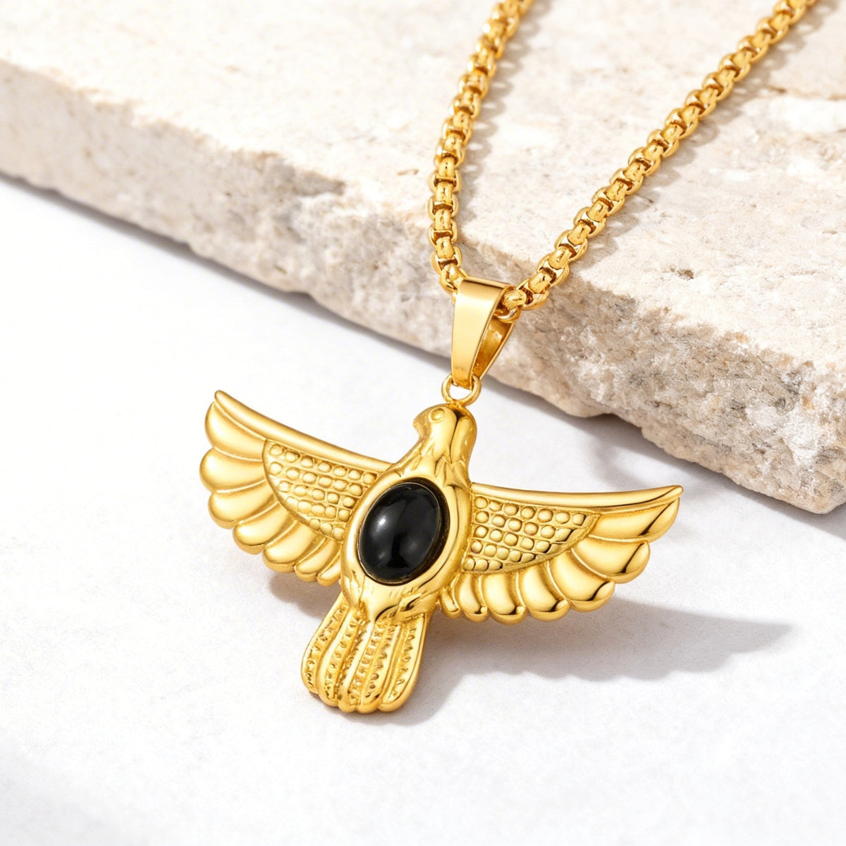 Angel Wings Vintage Stainless Steel Pendant