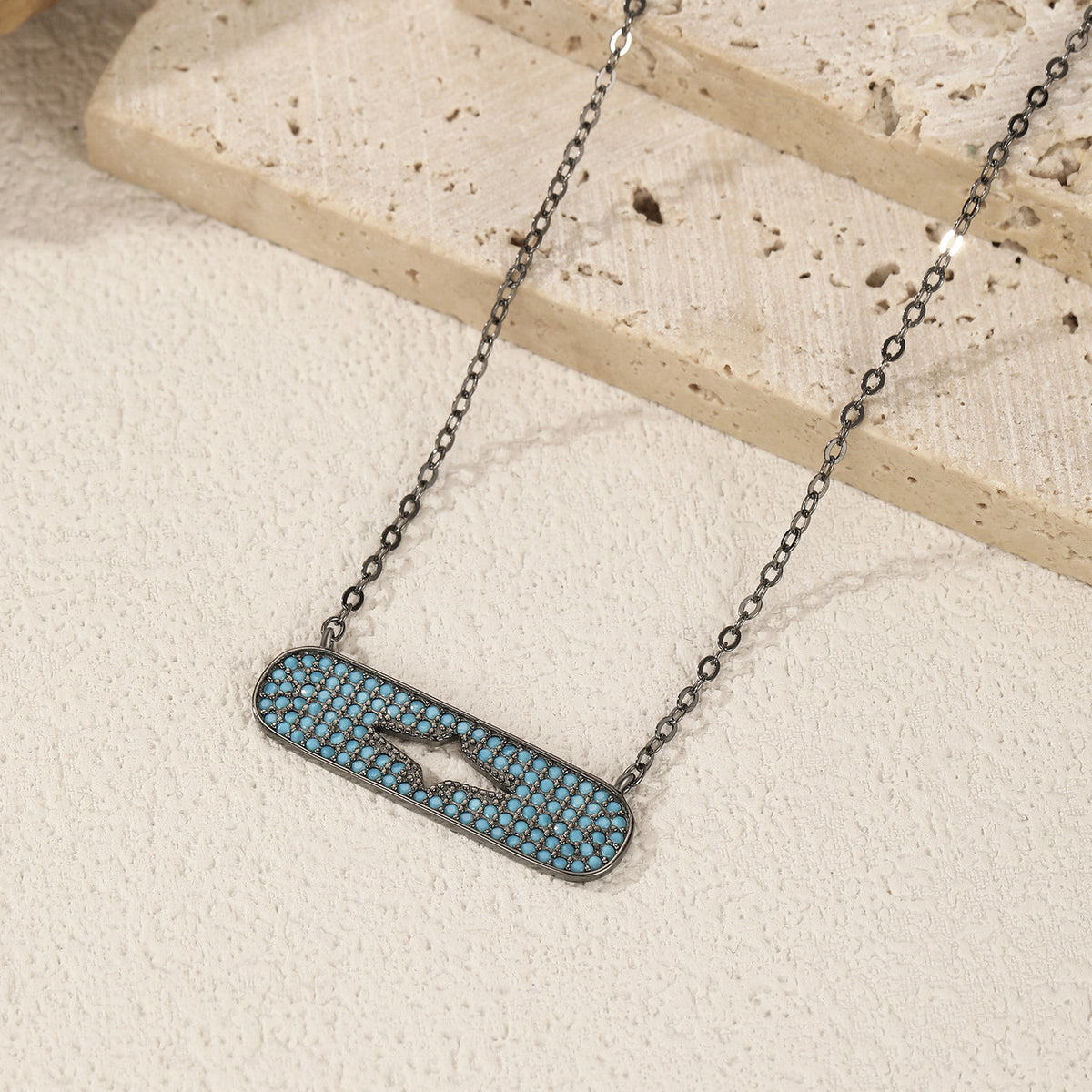 925 Sterling Silver Turquoise Necklace