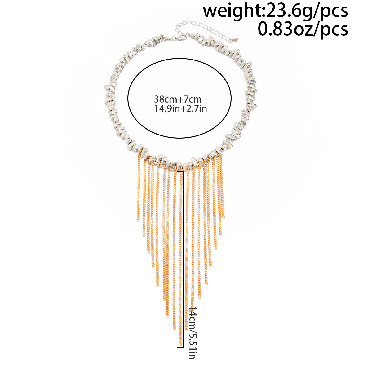 Geometric Mixed-Metal Fringe Choker