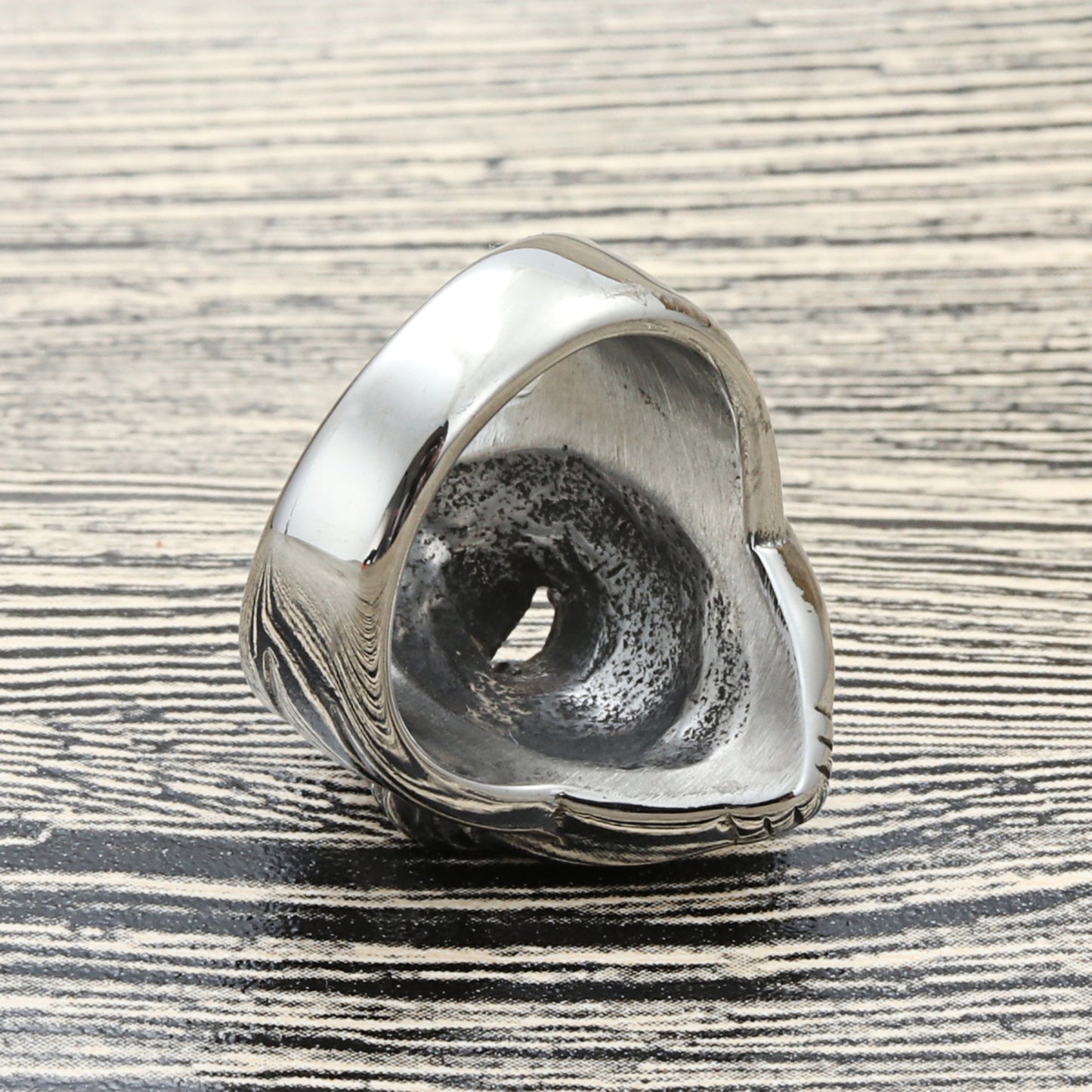 Titanium Steel Retro Lion Ring for Men - Punk Trendy Design in Sizes 8-12