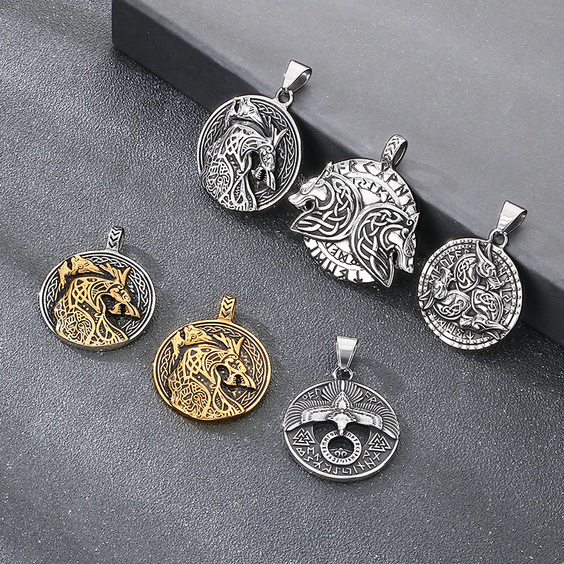 Planderful Celtic Knot Pendant Bold For Men Stainless Steel