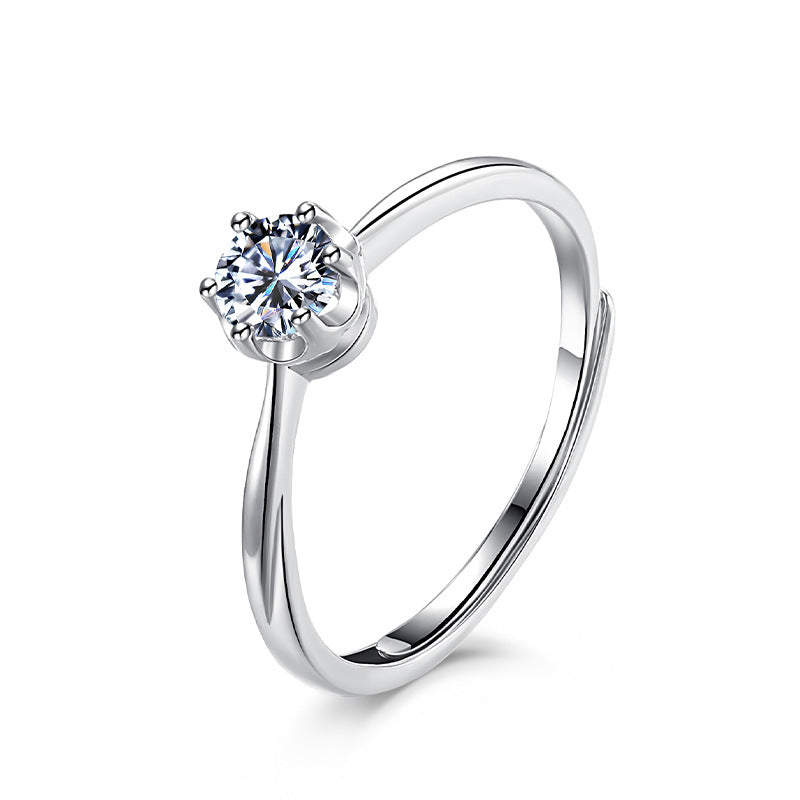 Minimalist S925 Sterling Silver Women's Ring