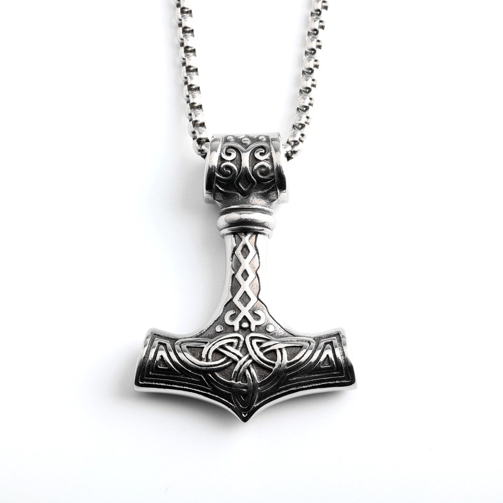 Punk Vintage Stainless Steel Men's Pendant Necklace
