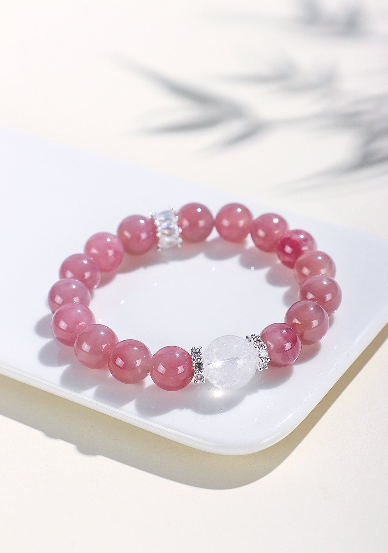 Planderful Fortune's Favor Bracelet – Elegant Pink Crystal Design