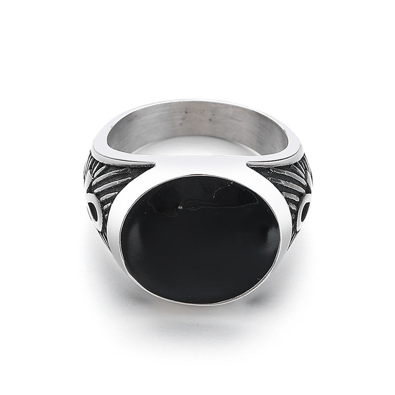 Steel Ring – Vintage Nordic Viking Symbol In Stainless Steel For Everyday Fashion Planderful