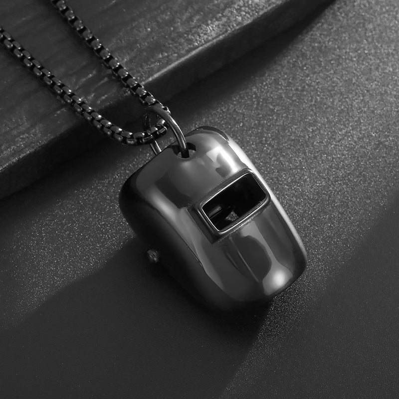 Steel Necklace – Minimalist Everyday Pendant