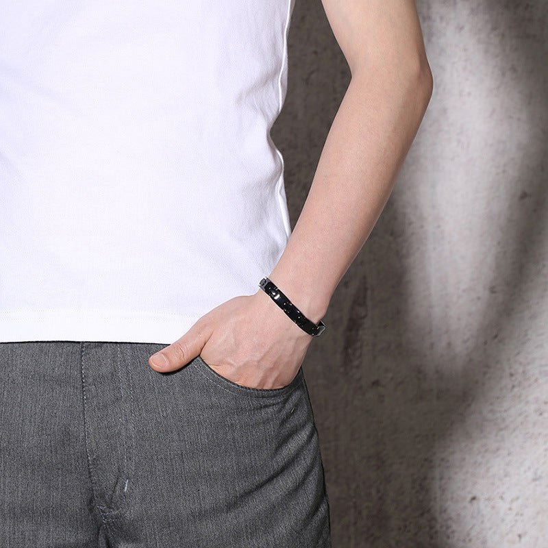 Four-Element Magnetic Titanium Bracelet