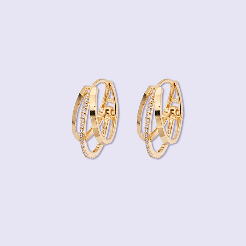 Earrings Women's Sterling Silver Premium 925 Zircon Wholesale