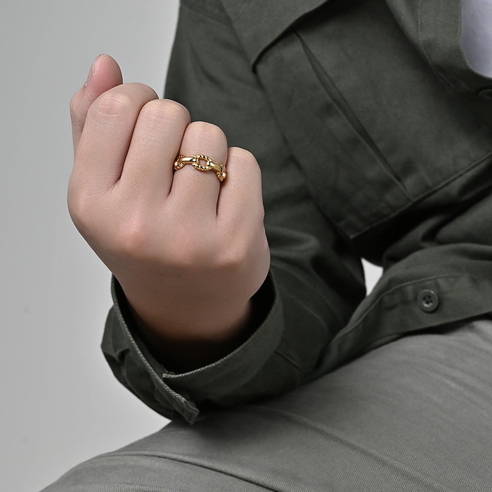 European And American Trendy Street Auction Women's Ring