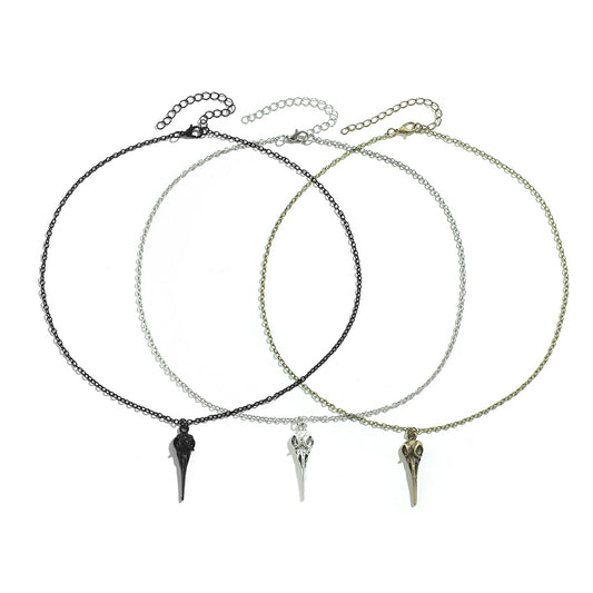 Punk Ghost Skull Tassel Necklace with Vienna Verve Collection Flair