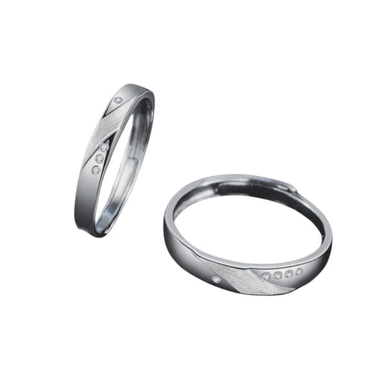 S925 Sterling Silver Couple Ring Premium Design Gift