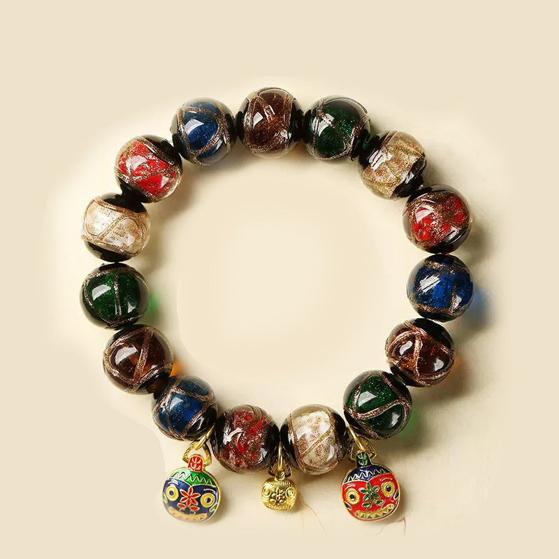 Fragrant Glass Crystal Swallow Bracelet for Women